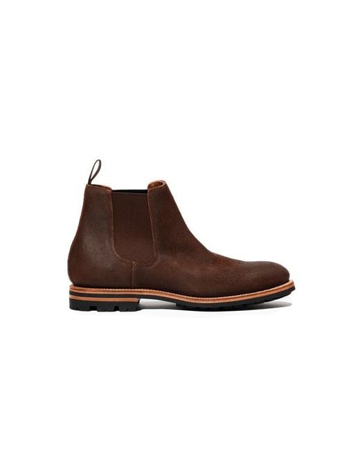 Grant Stone Brown Chelsea Boot for men