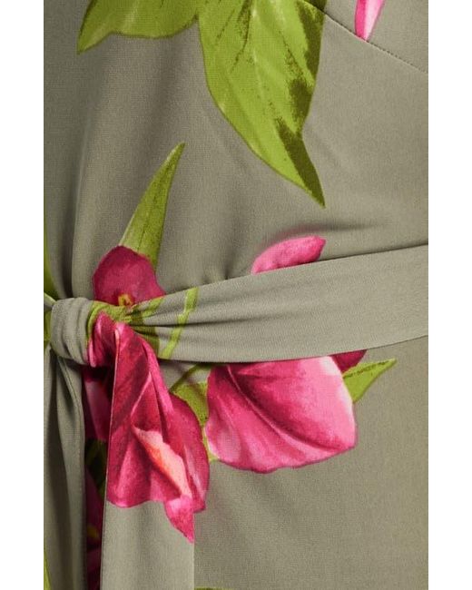 Tommy Bahama Multicolor Lavish Blooms Long Sleeve Minidress