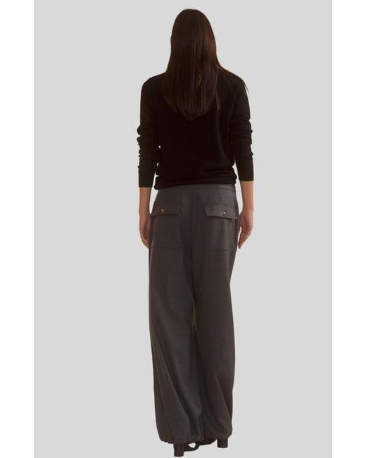 Cynthia Rowley Gray Elea Wool Cashmere Sweater