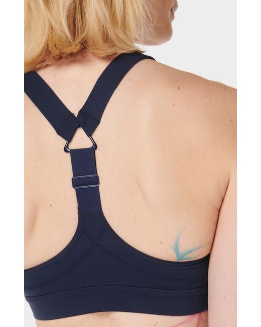 Sweaty Betty Blue Power Medium Impact Sports Bra