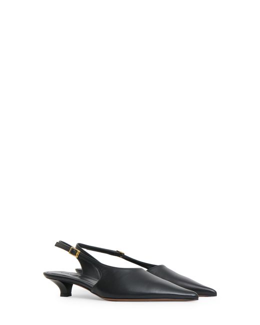 Mansur Gavriel Blue Anna Slingback Pump