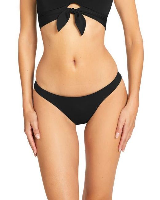 Robin Piccone Black Ava Bikini Bottoms