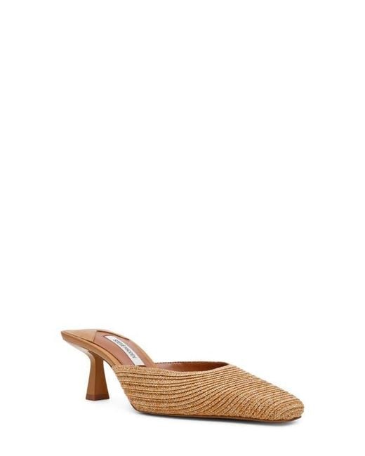 Steve Madden White Alyse Mule