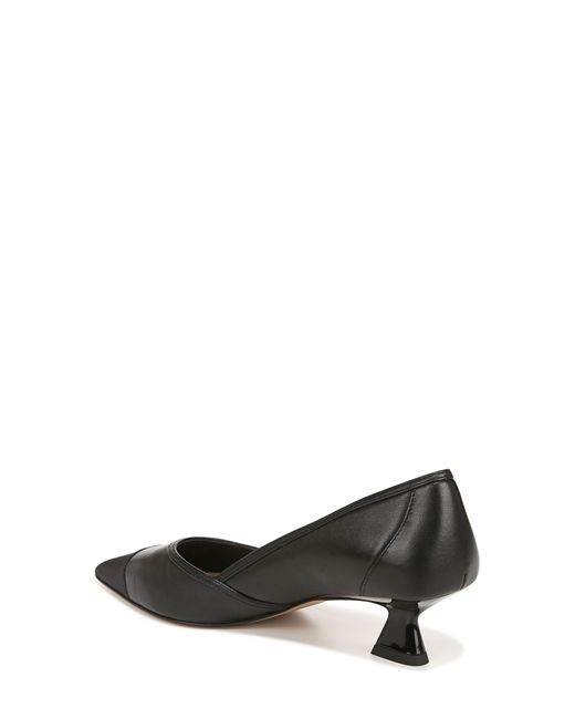 Franco Sarto Darcy Kitten Heel Pump in Black | Lyst