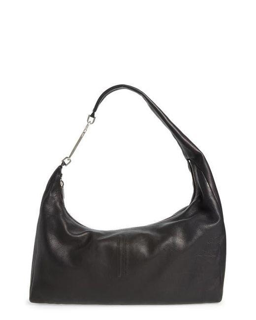 Rick Owens Black Concordians Cropped Gemini Bag for men