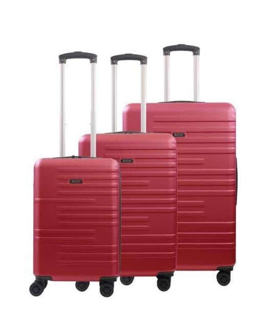 American Dreamliner Red 3-Piece Hardside Luggage Set 22.5, 26.5, 30
