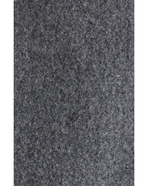 Givenchy Gray Double Breasted Wool Blend Peacoat