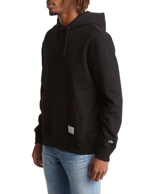 Alpha Industries Black Essential Hoodie Sweatshirt for men