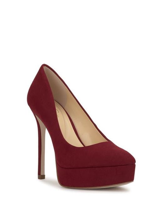 Jessica Simpson Red Sinelia Pointed Toe Platform Pump