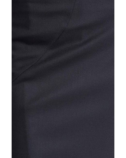 Monse Black Deconstructed Stretch Virgin Wool Skirt Pants