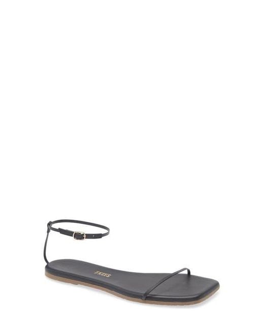 TKEES Gray Twiggy Ankle Strap Sandal