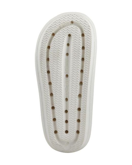 Flexus by Spring Step White Bubbles Waterproof Slide Sandal