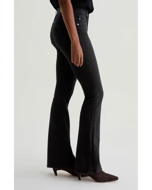 AG Jeans Black Farrah Mid Rise Bootcut Jeans