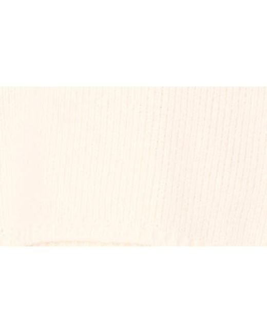 1.STATE White Relaxed Crewneck Sweater