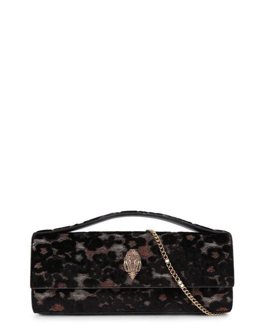 Kurt Geiger Black Long Bond Fabric Top Handle Bag