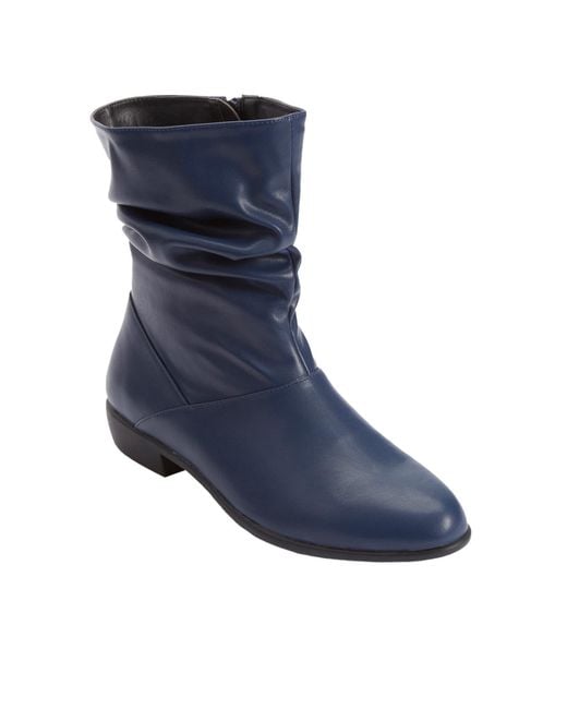 Comfortview Blue Madison Bootie