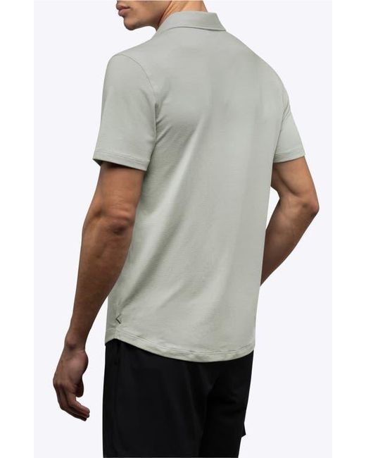 Cuts Gray Crossover Polo for men
