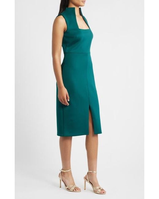 Vince Camuto Scuba Sheath Dress Scuba Crepe Vince Camuto Sequin Cap Sleeve  Sheath Dress Vince