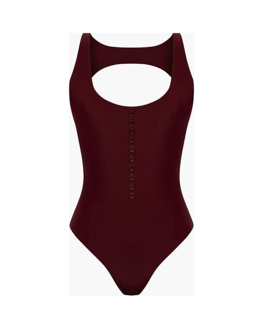 Oddli Red Button One Piece
