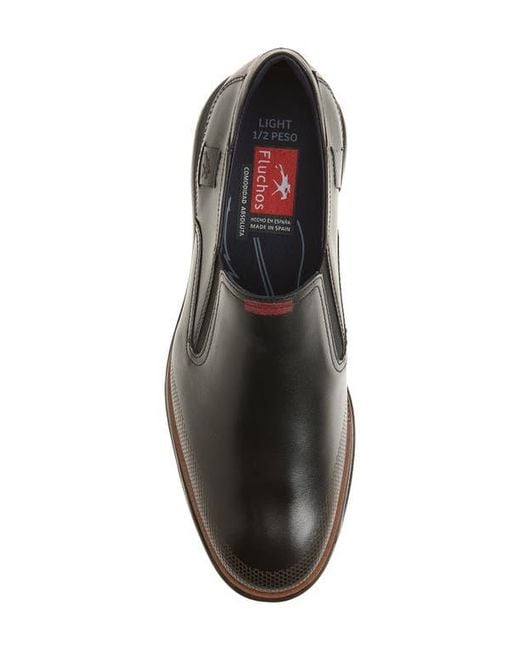 Fluchos Black Fenix Loafer for men
