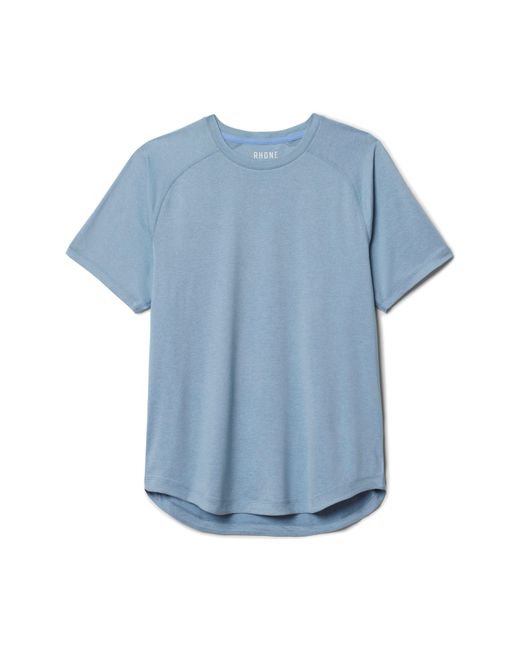 Rhone Blue Atmosphere Goldfusion Peformance T-shirt for men