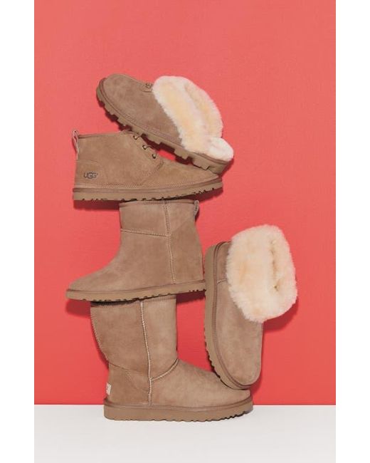 Ugg Brown Classic Ii Genuine Shearling Lined Short Boot