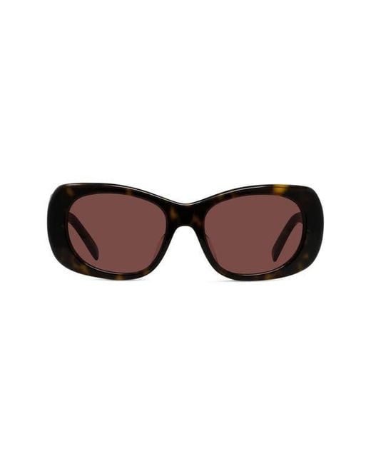 Givenchy Brown 53Mm Geometric Sunglasses
