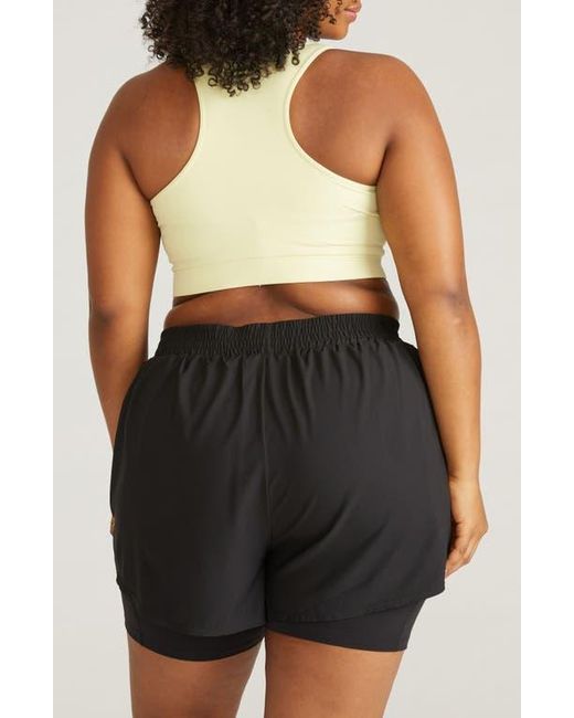 UNIVERSAL STANDARD Black Active Shorts