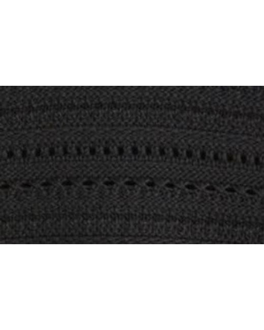 Caslon Black Mixed Stitch Polo Sweater