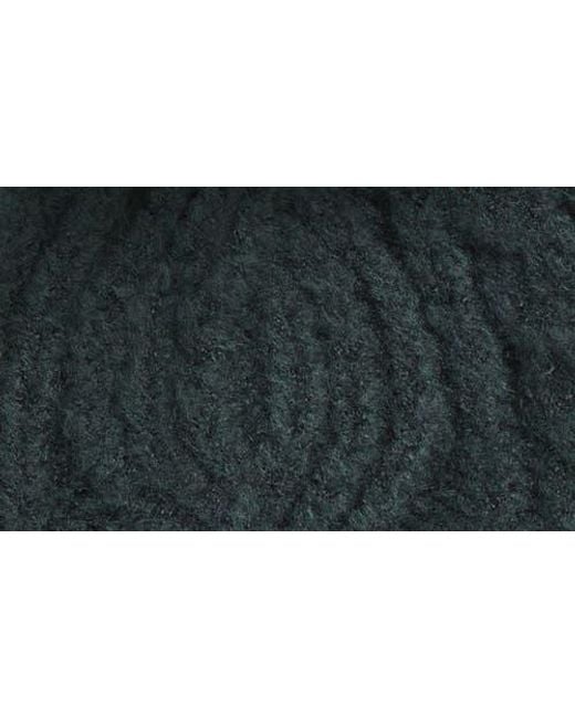 Treasure & Bond Green Cable Stitch Pom Beanie