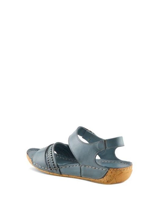 Spring Step Blue Galaire Sandal