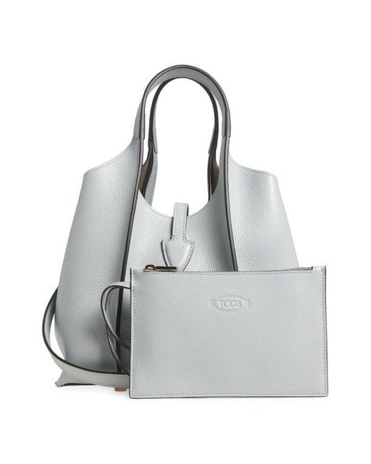 Tod's Mini T Timeless Shopping Bag in White | Lyst