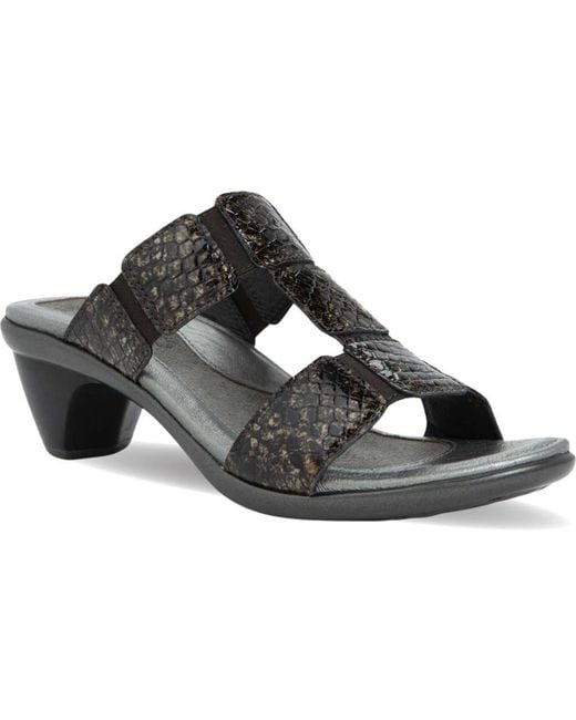 Naot Black Form Sandal