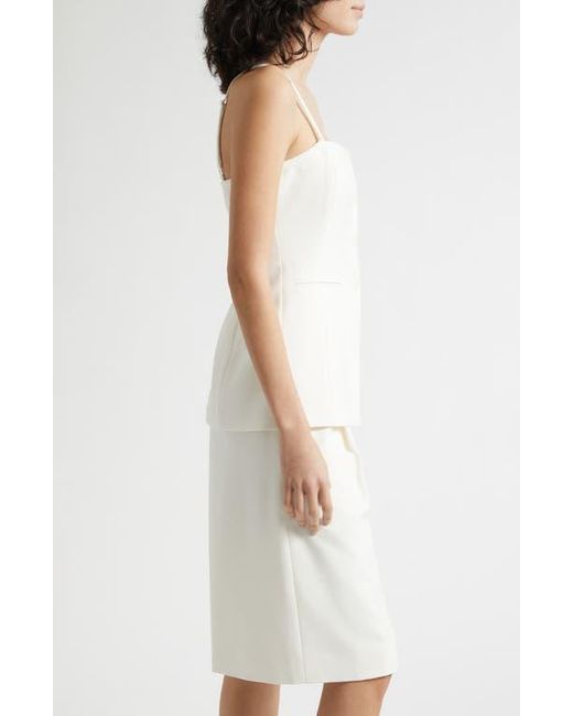 Toccin White Roxy Button Front Camisole