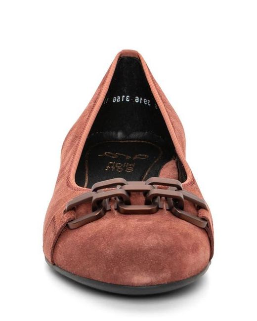 Ara Brown Scout Chain Ballet Flat