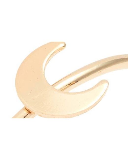 Nashelle Metallic Moon Ring