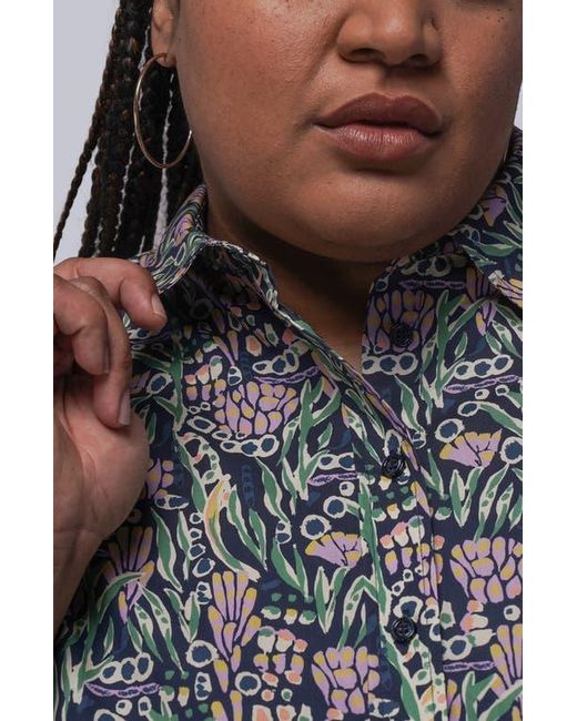 WILDFANG Gray The Essential Button Up