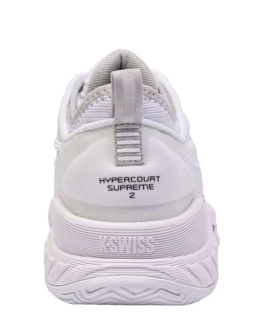K-swiss White Hypercourt Supreme 2 Tennis Shoe