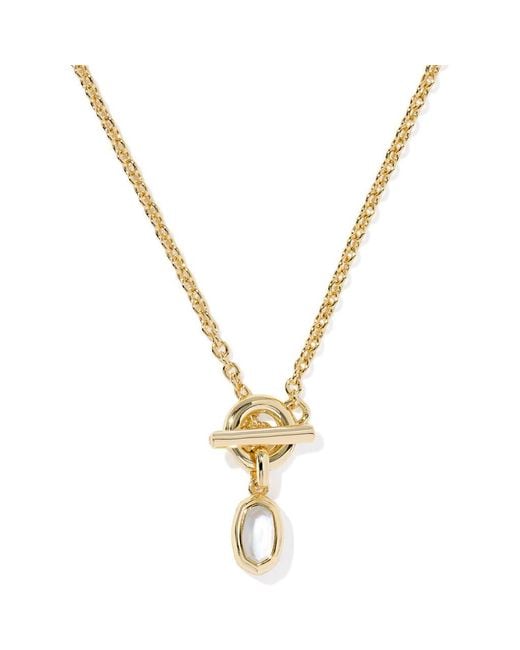 Kendra Scott Metallic Mini Elisa Short Toggle Pendant Necklace