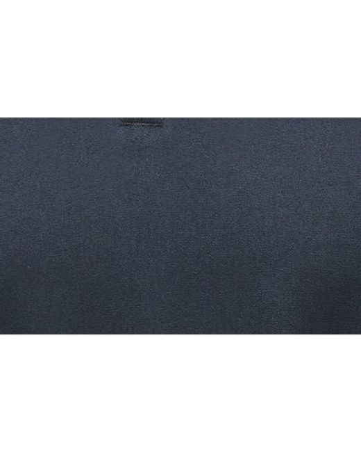 Travis Mathew Blue Hooded Quarter Zip Pullover for men