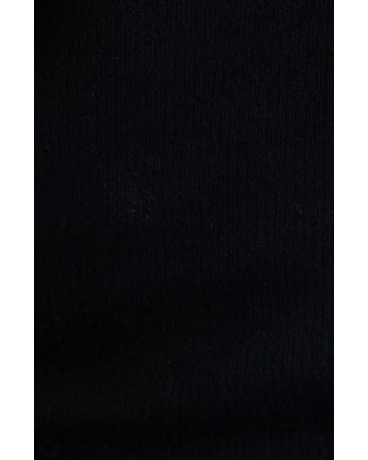 Isabel Marant Black Denise Shirred Long Sleeve Body-Con Minidress