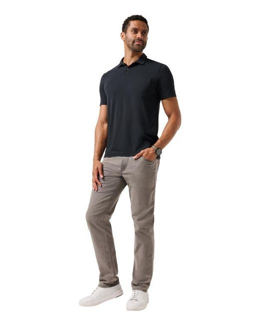 Travis Mathew Black The Cloud Polo for men
