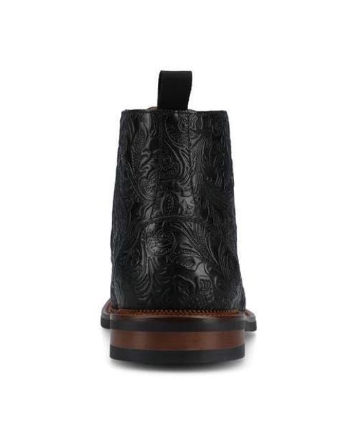 Taft Black Rome Dress Boot for men