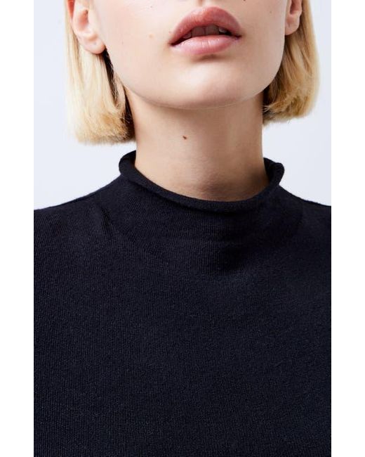 French Connection Mock Neck Sweater in Blue Lyst