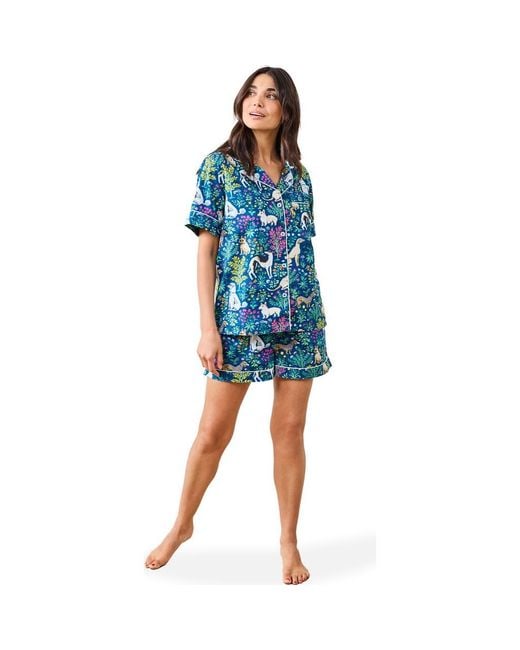 Printfresh Blue Short Pj Set