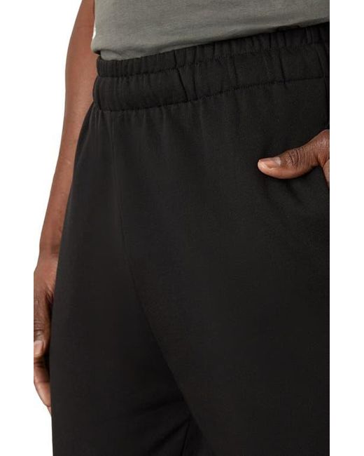 Pact Black Organic Brushed Fleece Sweatpant for men