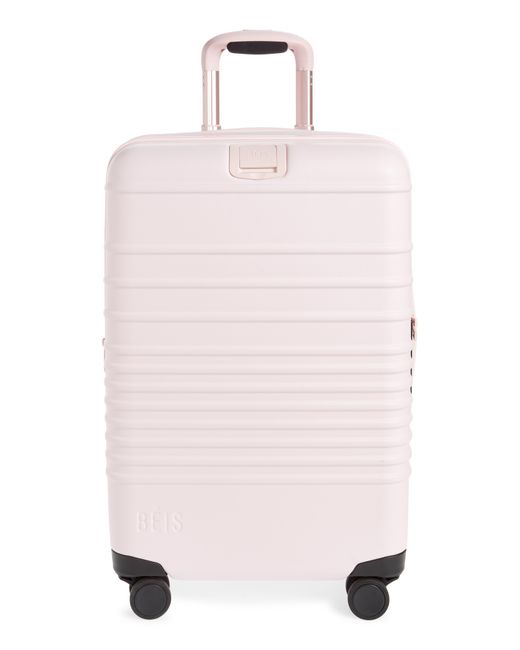 BEIS Pink The Carry-on Roller Suitcase