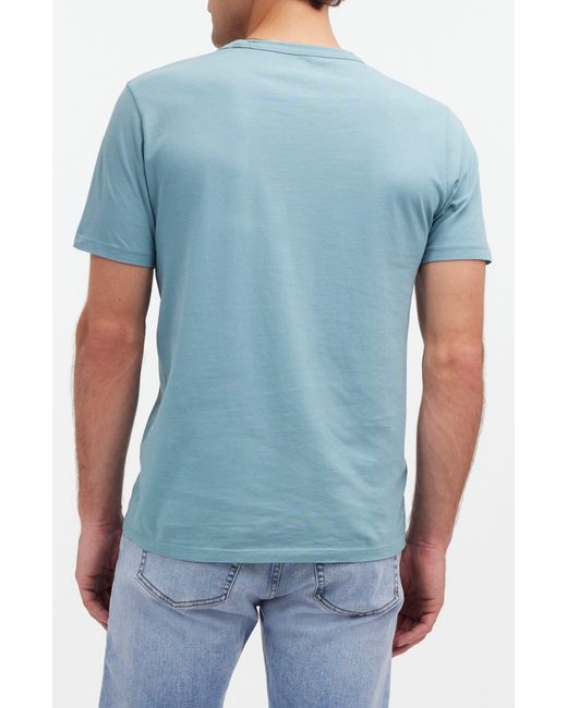 Madewell Blue Allday Garment Dyed Cotton T-shirt for men