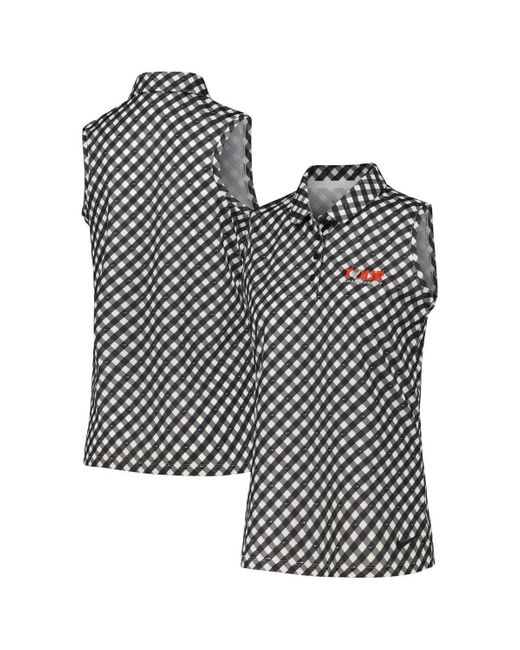 Nike Gray /white Tour Championship Victory Performance Sleeveless Polo At Nordstrom