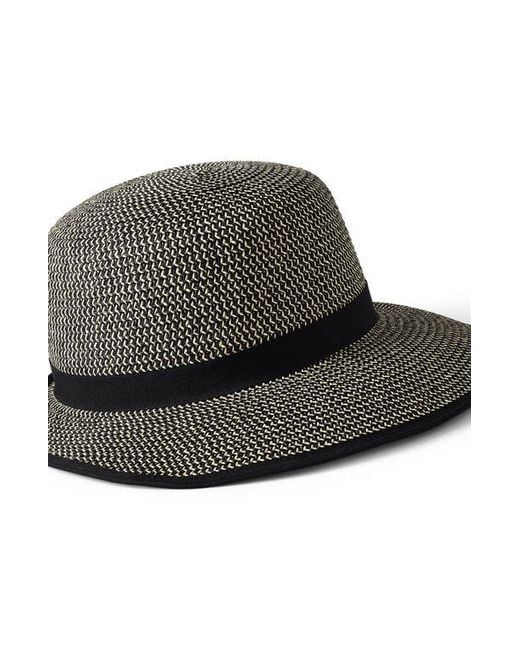 Lands' End Black Facesaver Sun Hat